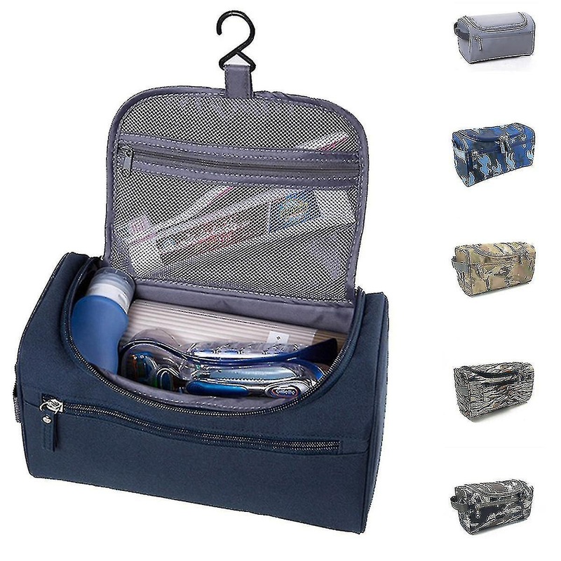 Waterproof Hanging Travel Toiletry Kit Wash Bag Shaving Case 300d Oxford Cloth Cosmetic Bag