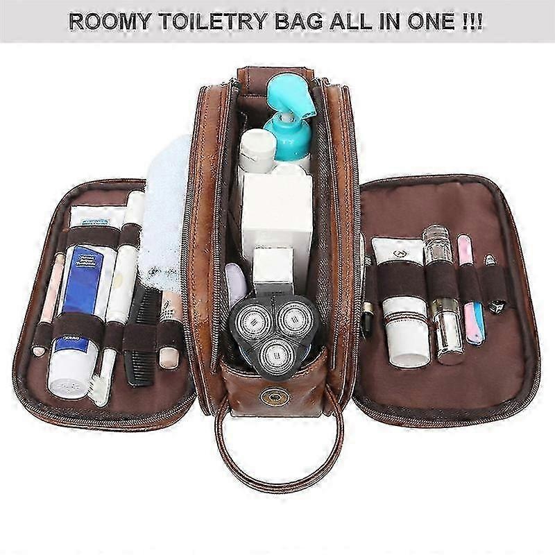 ZENGO Men’S Toiletry Bag Travel Storage Cosmetic Bag