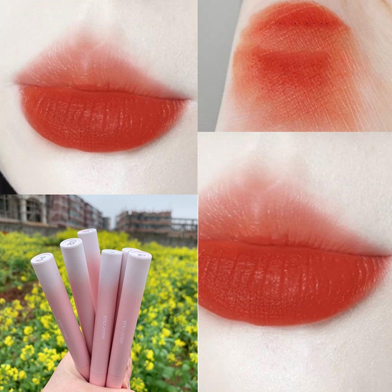 Moisturizing Parity Matte Lip Glaze Natural Color Waterproof Lip Mud For Lady Beauty Lip Makeup