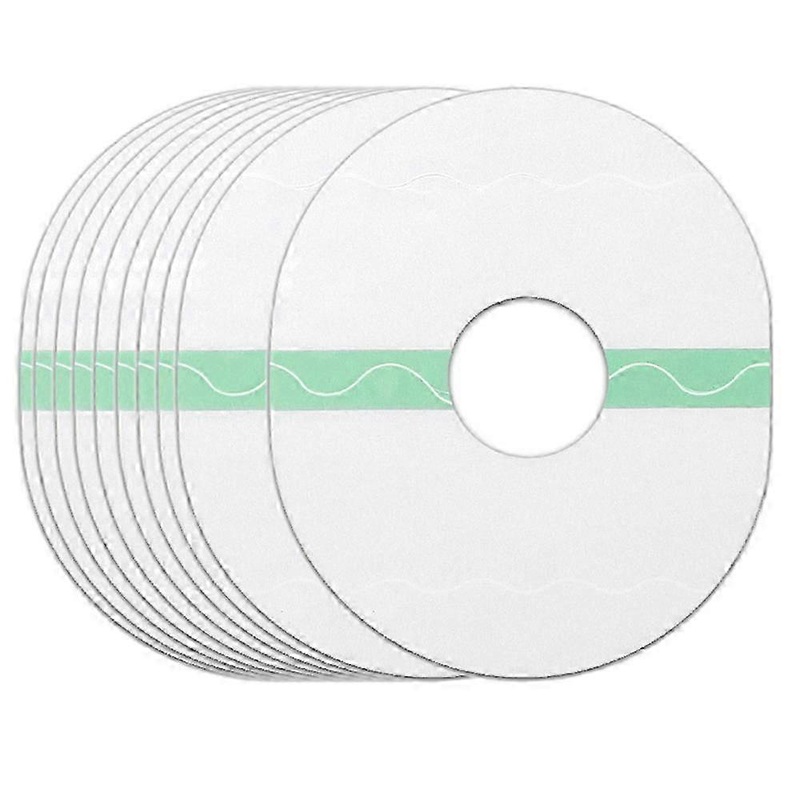 035 10pcs Sensor Adhesive Patches Waterproof Sweatproof Sensor Covers – Oval Green