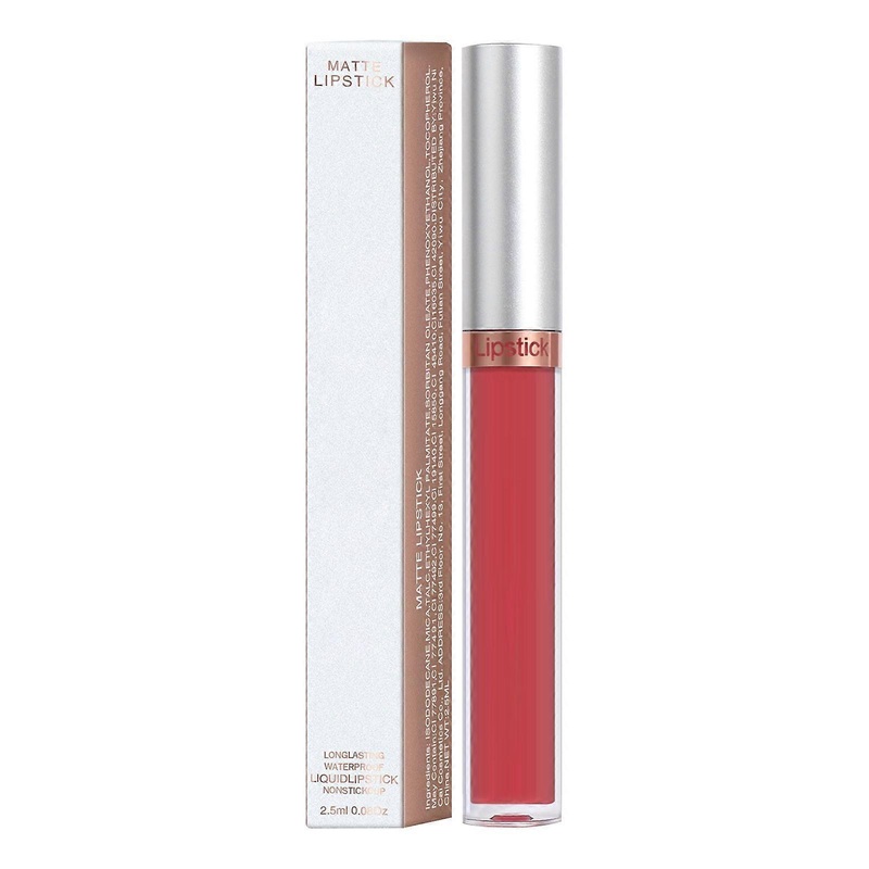 18 Color Matte Lip Gloss Non-stick Cup Lipstick And Long Lasting,2.5ml PUW1530