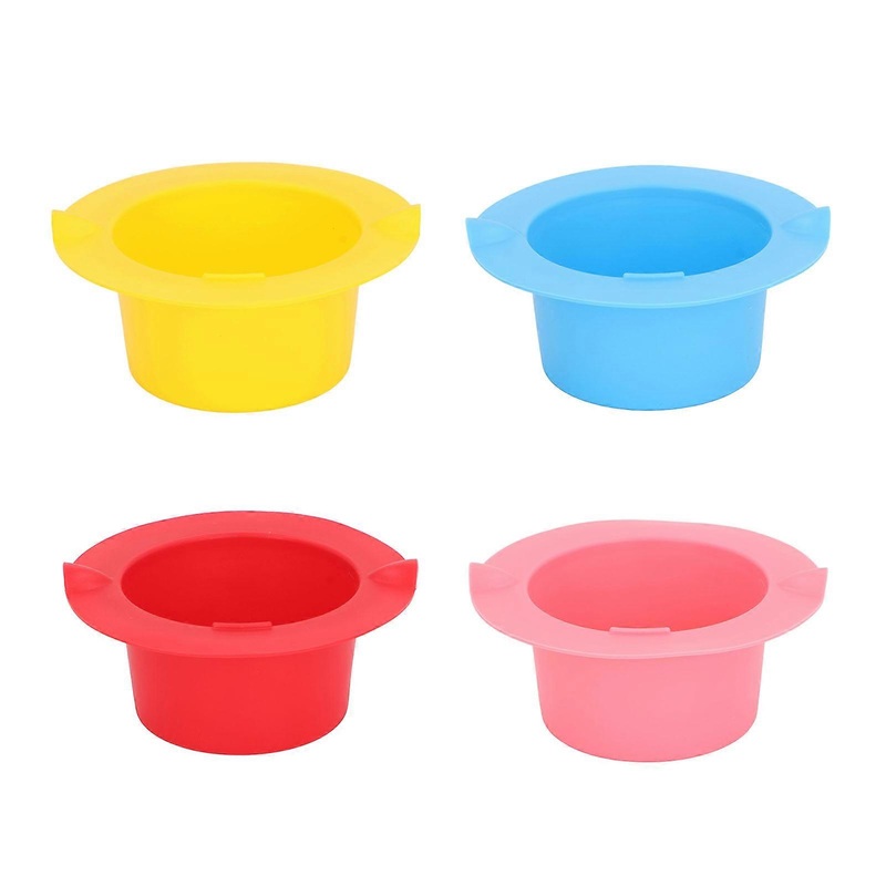 4 Colors Wax Melting Bowl Heat Resistant Prevent Sticking Narrow Edge Silicone Wax Warmer Liner