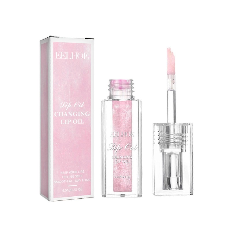 6.5ml Color-changing Lip Oil Lip Plumping Lip Balm Lightening Lip Lines Non-stick Cup Non-fading Lip Glaze Moisturizing Lip Oil