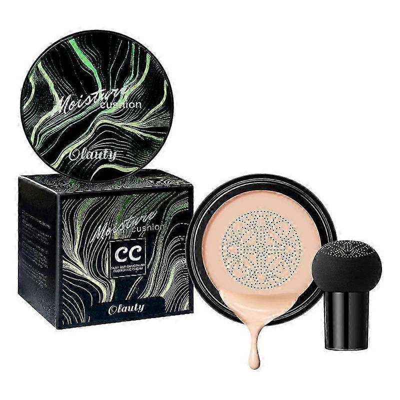 Air Cushion CC Cream Mushroom Head BB Cream Face Concealer Moisturizing Waterproof Long Lasting Natural Brighten Comestics