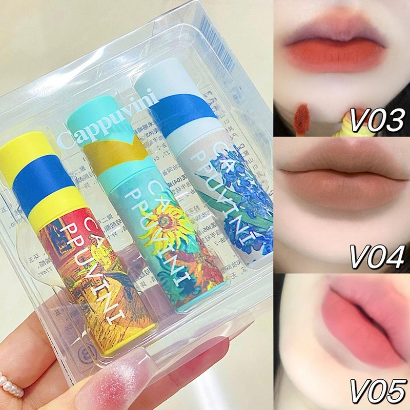 Matte Non-fading Lips Gloss Waterproof Quick-dry Mini Matte Lip Tint For Valentine Christmas Gift