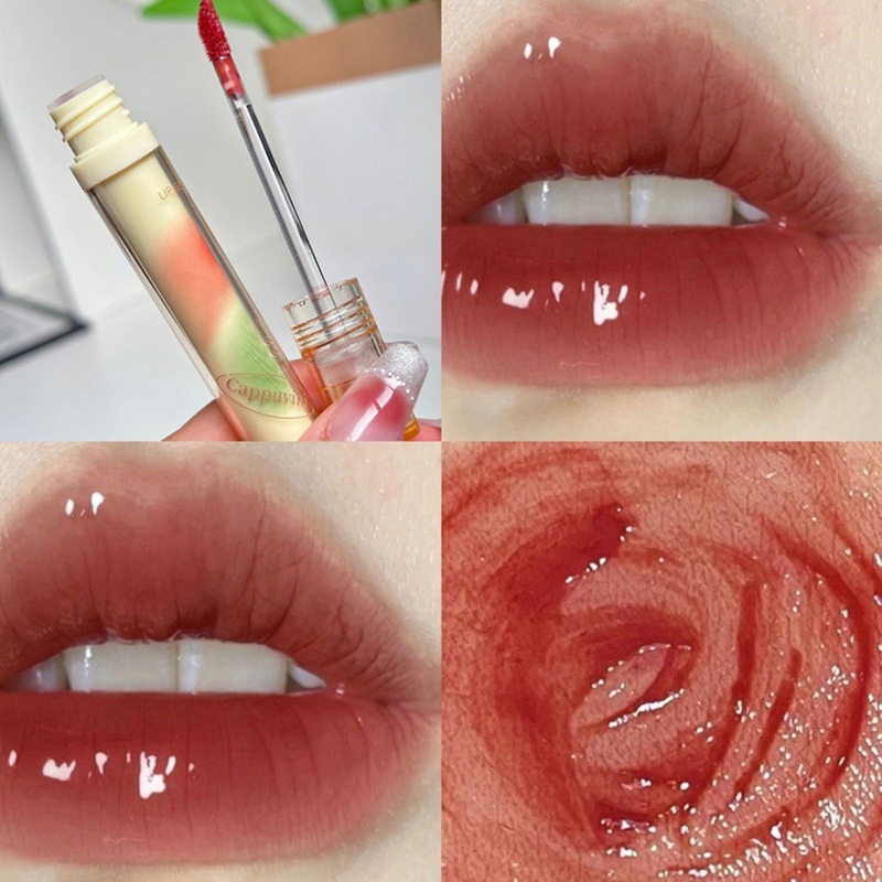 Natural-looking Mirror Lip Gloss Waterproof Mini Liquid Lipstick Lip Gloss For Birthday Valentine’s Day Gift