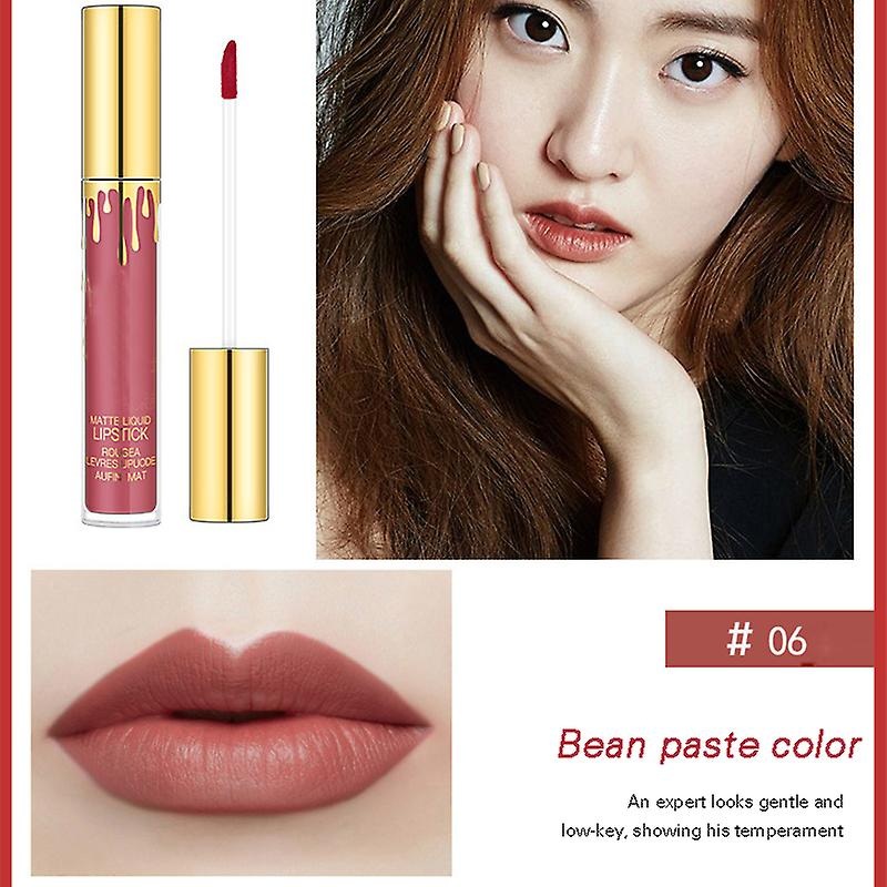 Portable Long Lasting Liquid Lipstick Long Lasting Matte Lip Glaze Lip Makeup Lip Gloss