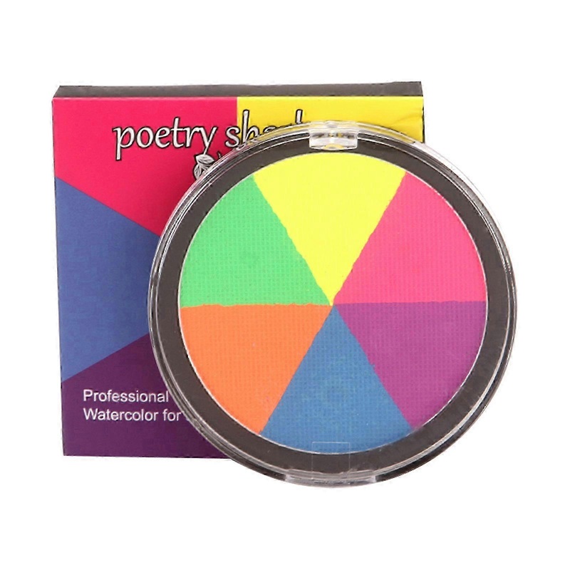 Professional Face & Body Painting Kit 6 Fluorescence Colors