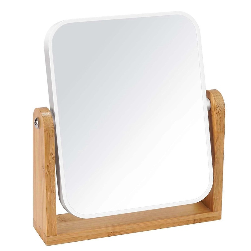 Vanity Makeup Mirror With Stand 1X/3X Magnification DoubleSided 360Degree Swivel Portable Tabletop Magnifying Mirror