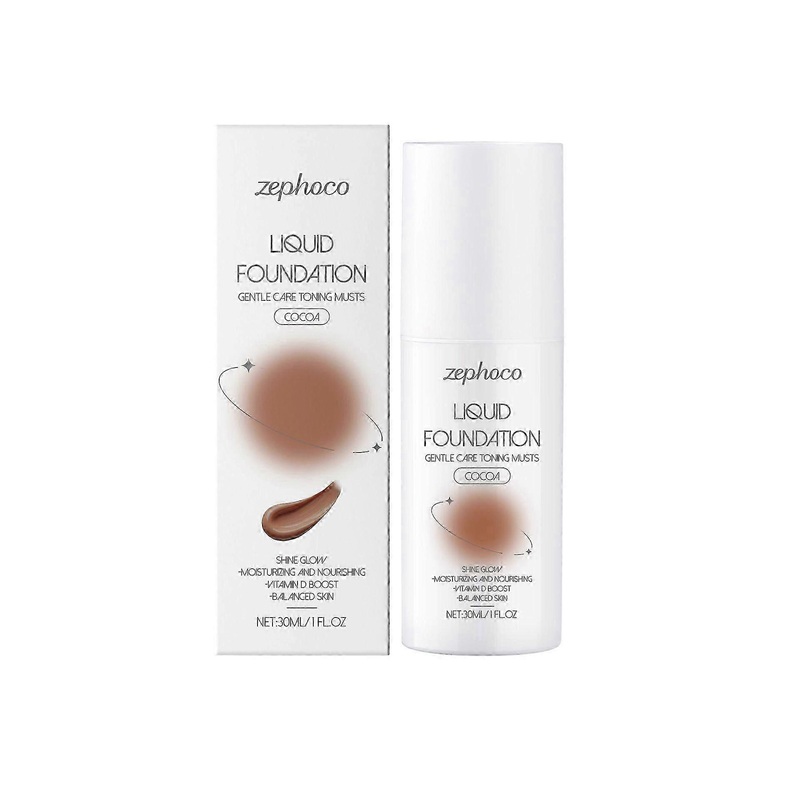 Moisturizing Foundation Makeup, Lightweight Liquid Base, Full Coverage Concealer, Long Lasting Matte Finish, Oil Control Hydrating Formula for Oily an