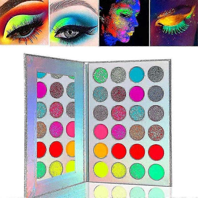 24 Color Rainbow Eyeshadow Palette – Professional Makeup Matte Metallic