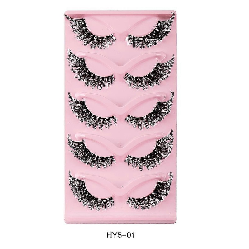 5 Pairs Fake Eyelashes Artificial Lashes Fake Lashes Makeup Lashes Fake Lash Strip