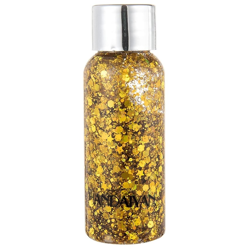 Envie Beauty Sparkling Glitter Face & Body Cream Gel Gold
