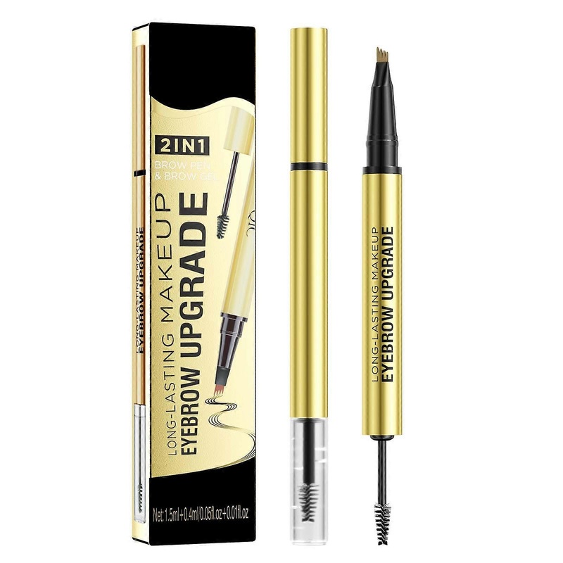 The in Head Eyebrow Pencil Is Equipped With A Fork Tip And Brush Tip To Create Natural Hair Like Eyebrows ml pu4967