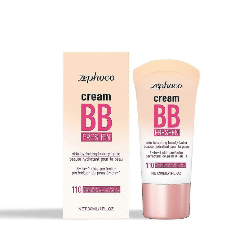 zephoco Skin-Tone Brightening Concealer BB Cream: A natural, lightweight, hydrating, brightening, matte, translucent, and long-lasting BB cream.