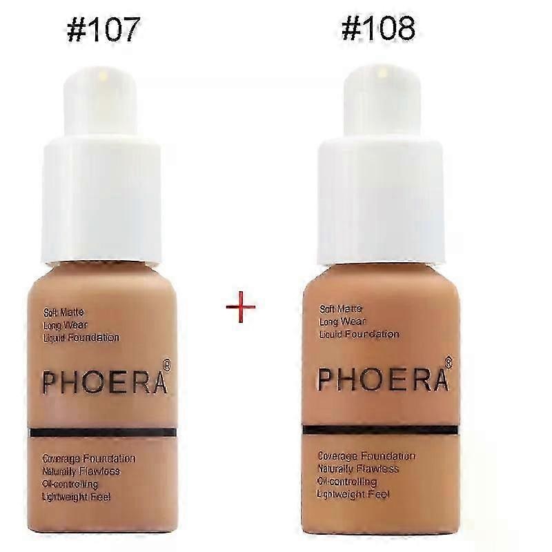Brighten Moisturizer Foundation 2pcs Set Full Cover Concealer