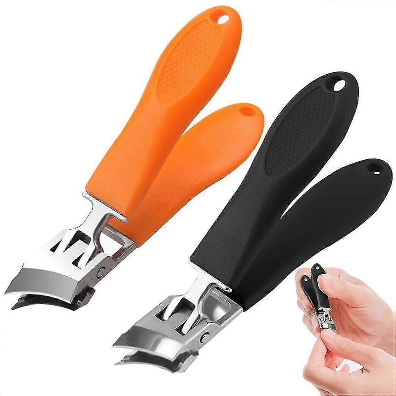 Wide Jaw Opening Anti-Splash Slanted Nail Clipper,No Splash Nail Trimmer for Men,Slanted Nail Clippe SZRH A-D 1299