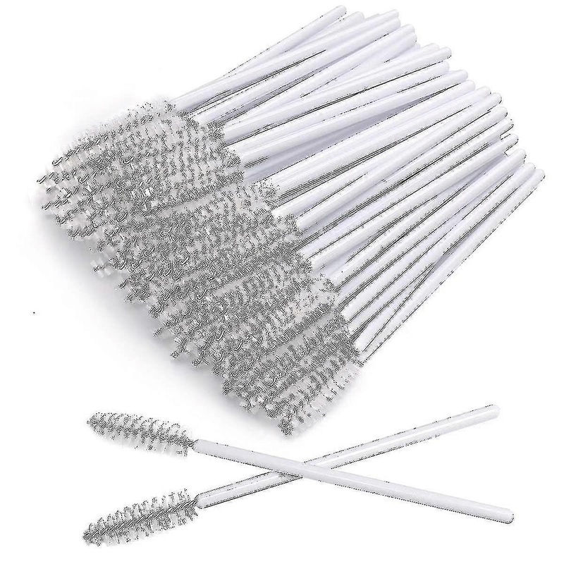 100 Pcs Disposable Eyelash Brushes Mascara Wands Eye Lash Eyebrow Applicator Cosmetic Makeup Brush Tool Kits