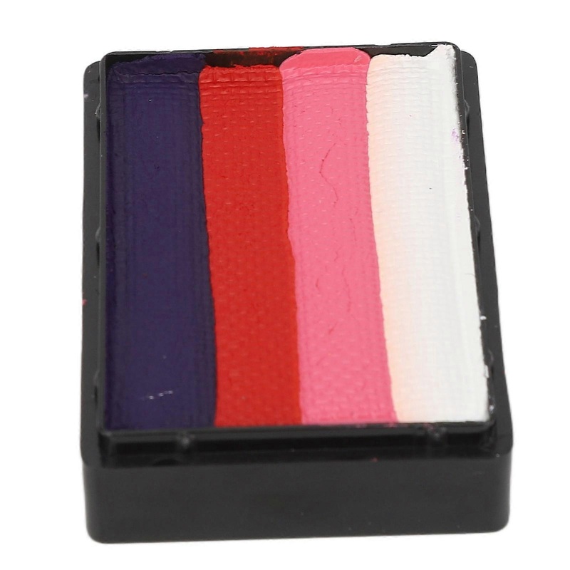 4 Color Split Cake Palette Kid Adult Water Activated Makeup Face Body Paint for Cosplay Halloween 30g 18