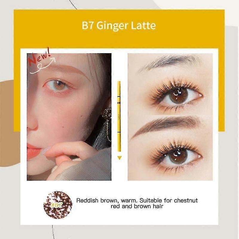 New Double-ended Extremely Fine Eyebrow Pencil Natural Long-lasting Waterproof And Sweat-proof