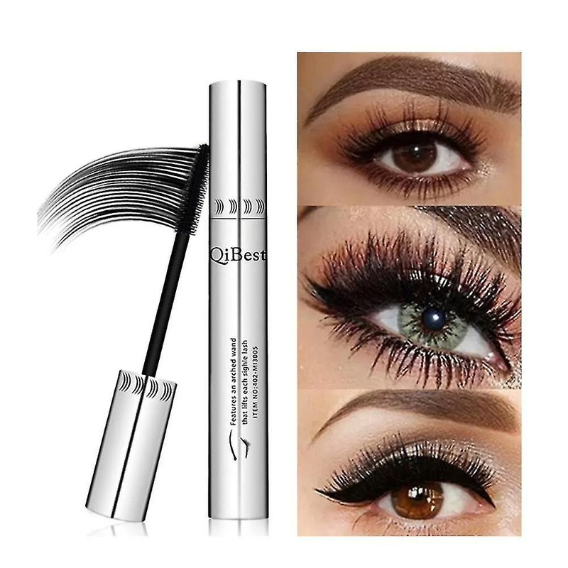 QE08 B 4d Silky Eyelashes Lengthening Makeup Black Mascara