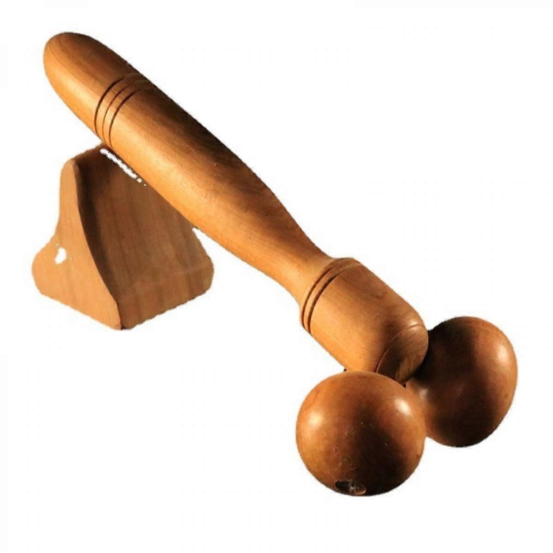 Wooden Massage Roller Full Body Massage Stick Pratical Relax Massaging Wheel Beauty Stick Roller For Man Woman