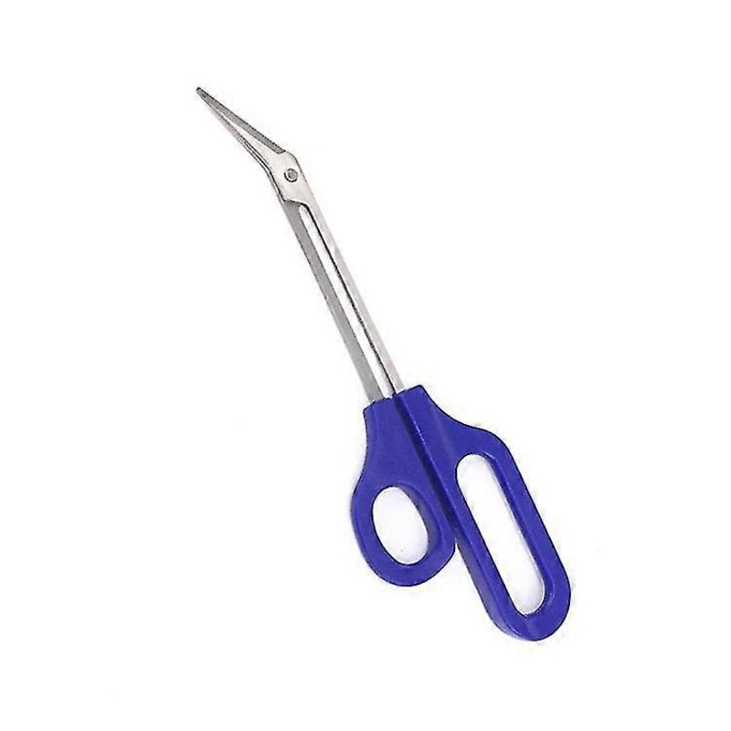 Wuzhou Long Nail Scissor Nail Scissor Clipper Toenail Clipper Long Handled Sharp Nail Clipper With Nail Picker For Women And Men(1pc, Blue)