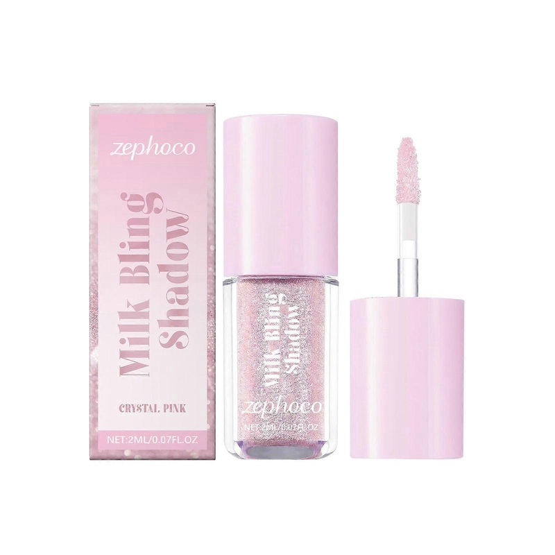 Zephoco Colorful Pearlescent Liquid Eye Shadow Series Natural Highlight Color Eye Shadow Party Play Makeup