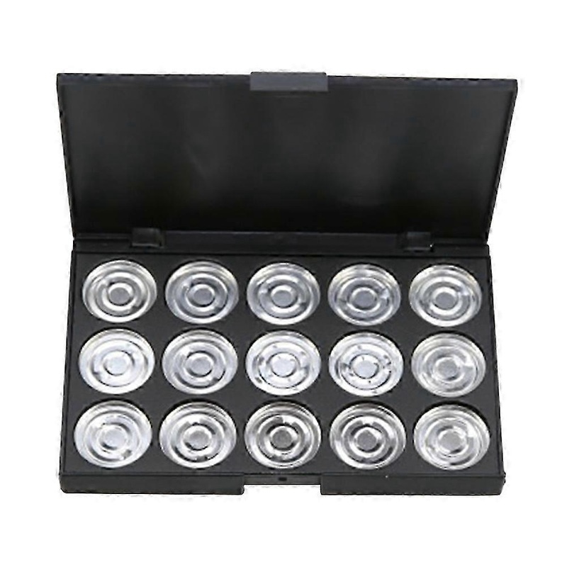 15 Holes Travel Cosmetic Case Eye Shadow Case Empty Eyeshadow Case Magnetic Eyeshadow Estuche De Maquillaje