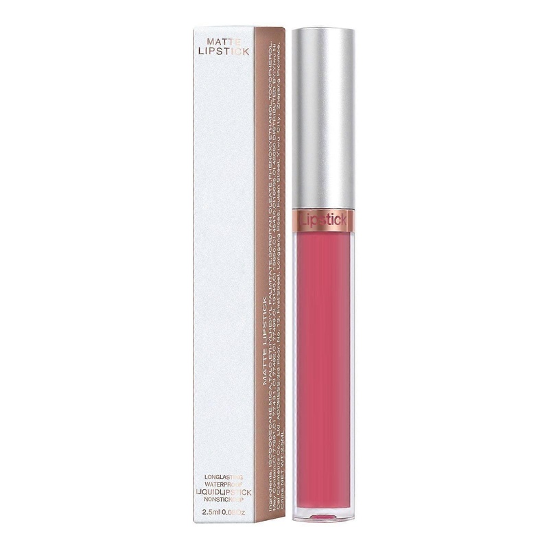 18 Color Matte Lip Gloss Non-stick Cup Lipstick And Long Lasting,2.5ml HarmonyHub80