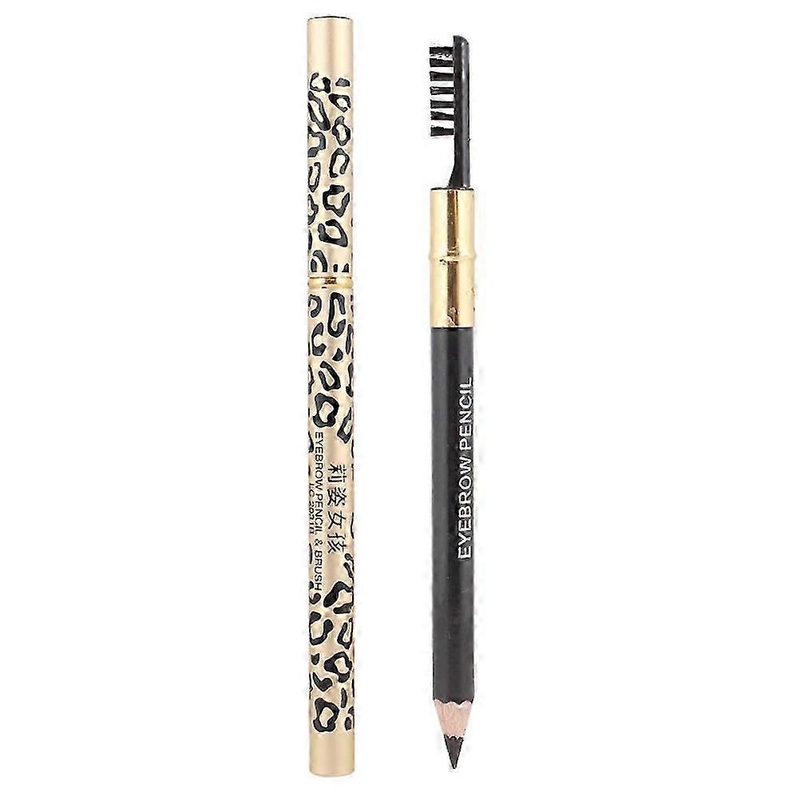 2 Pcs Black Pencils Pencil Sharpener Double Head Eyebrow Pencil Eyebrow Pencil Brush