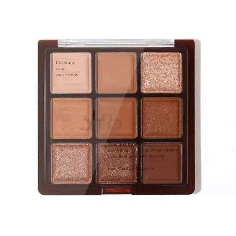 9 in 1 Chocolate Eye Shadow Palette Portable Makeup Palette