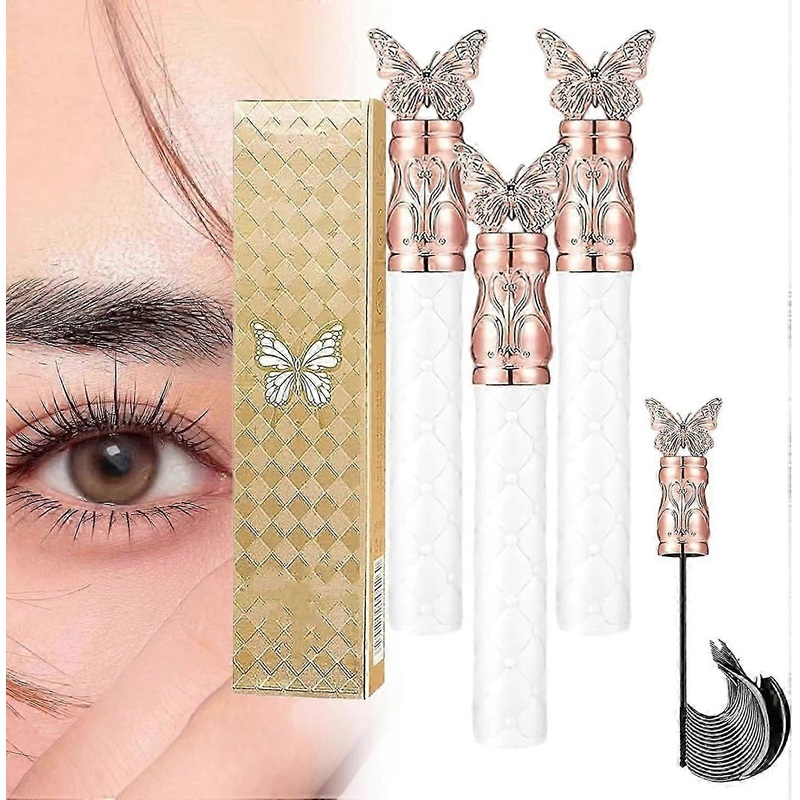Mascara, Thick Curling Waterproof Sweat-Proof, Lengthening, Non-smudged Long-Lasting Dramatic Mascara