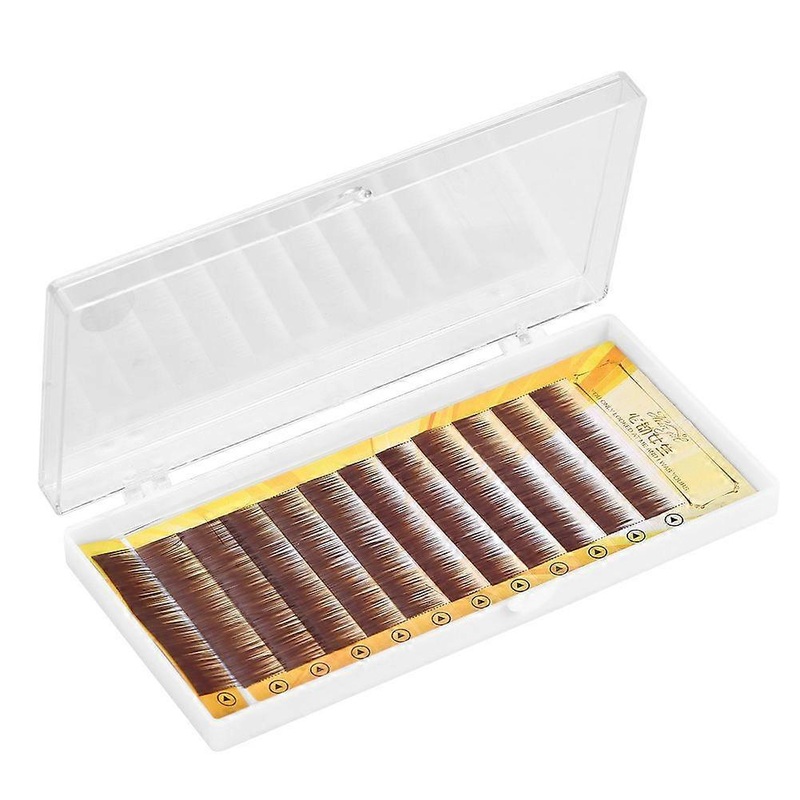 Mixed Dark Brown False Eyebrow Extension Fake Eyebrow Enhancer Individual Eyebrows 5-8mm
