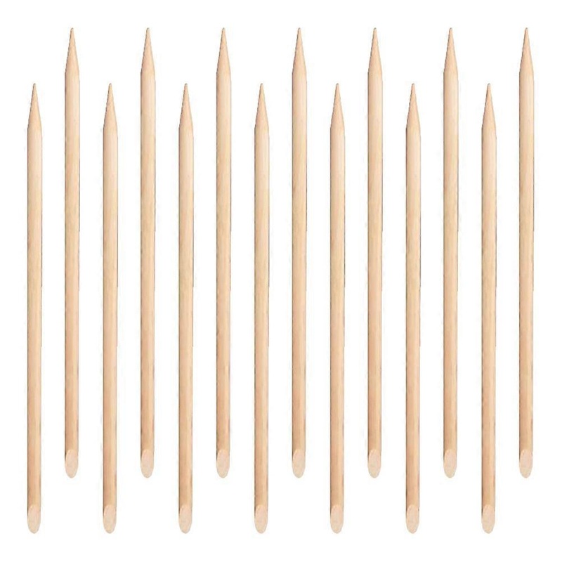Wood Cuticle Stick Manicure Supplies Pusher Remover 200Pcs Pack