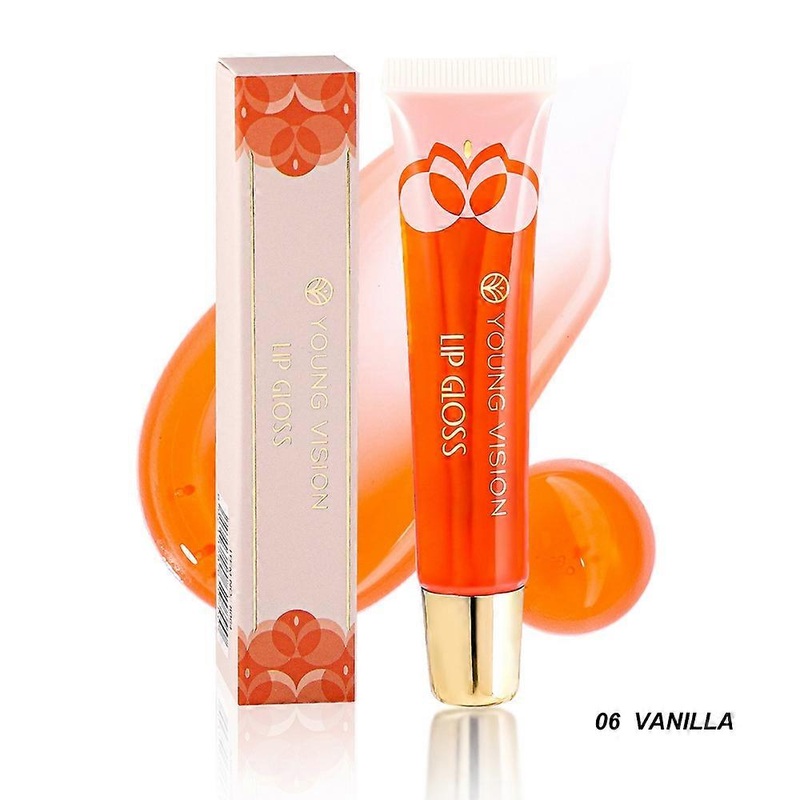 17ml 6 Colors Fruit Flavor Lip Plumper Gloss Long Lasting Cracked Dry Moisturizing Shine Hydrating Reduce Lip Lines Korean Care