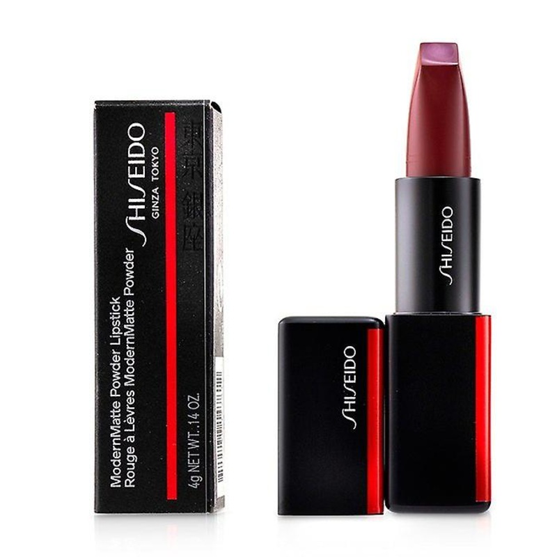 Shiseido Modernmatte Powder Lipstick – # 515 Mellow Drama (crimson Red) 4g/0.14oz