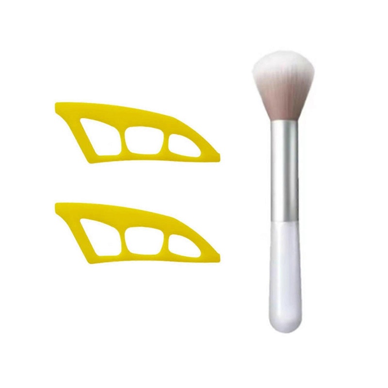 Silicone Eyeshadow Shaper and Eyeliners Stencil for Easy and Precise Application Makeup Tape Eye Make up Assistant  Yellow