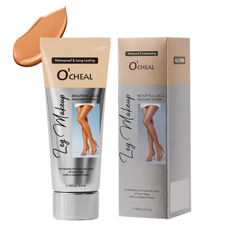 Waterproof Leg Makeup Cream – Long Lasting, Tattoo and Varicose Vein Cover, Gentle Formula for Sensitive Skin, Perfect for All Skin Types