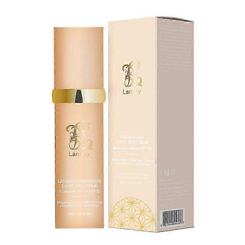 4-in-1 Liquid Foundation, Medium Spectrum Coverage, SPF 50+, Longwearing, Waterproof Hydrating Medium full coverage concealer