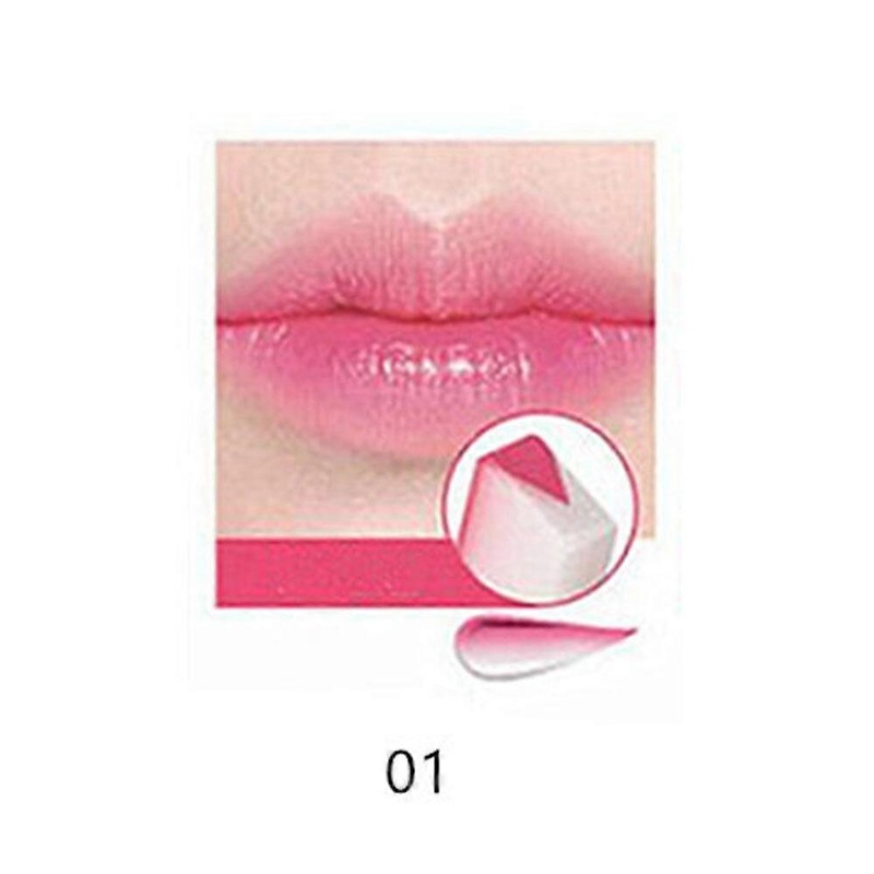 Korean Fashion Gradient color Moisturzing Two Tone Tint Nourishing Lipsticks Balm Lip Bite Lipstick
