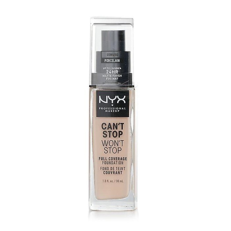 Nyx Can’t Stop Won’t Stop Full Coverage Foundation – # Porcelin 30ml/1oz