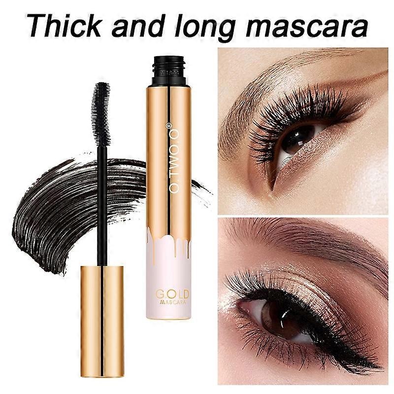 Slim Curling Mascara Waterproof Sweatproof Slender Brush Head not Easy to Take off Long and Plump