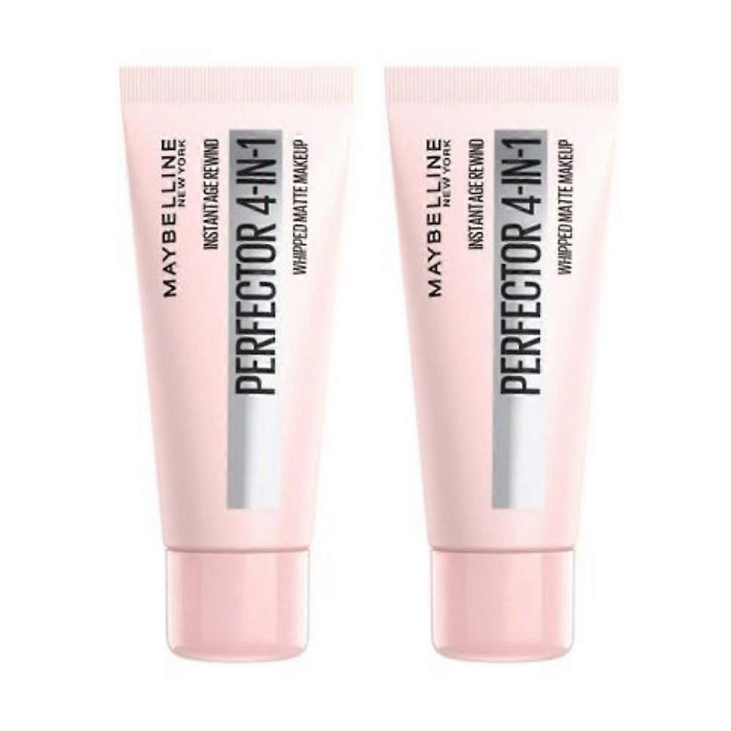 2 x Maybelline Instant Anti Age Perfector 4-in-1 Whipped Matte Makeup – 01 Light Claire