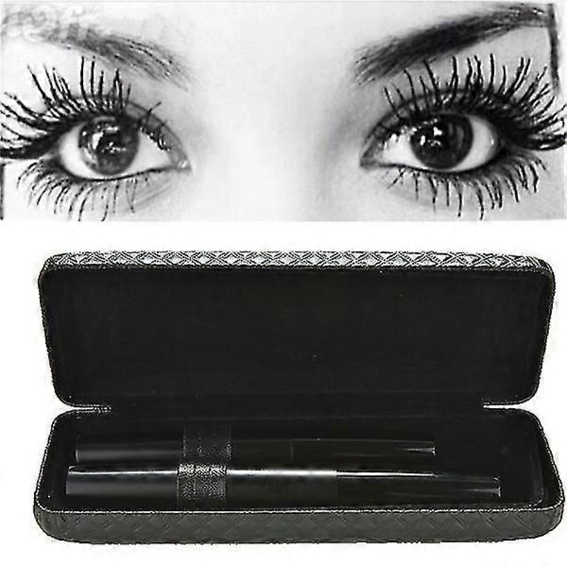 2pcs/set Export Makeup, Waterproof Mascara + Fiber Combination 3d Mascara.