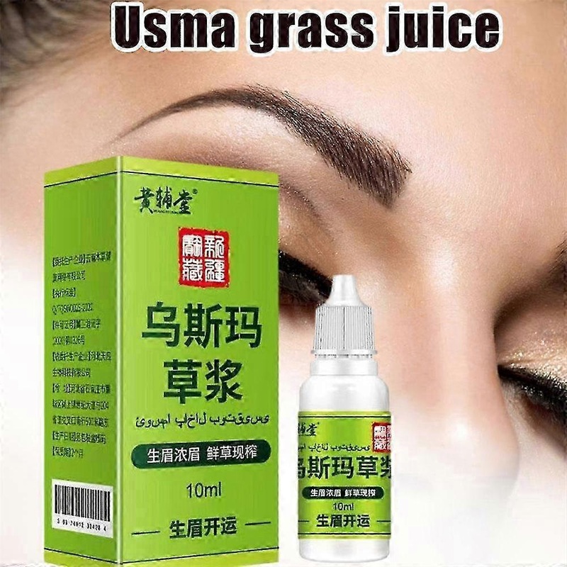 Usma Grass Extract Essence,usma Grass Care Cilia Growth Nourishing Liquid,eyebrows Growth Hair Growth