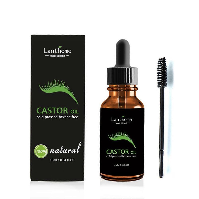 100% Pure Organic Castor Oil for Eyelashes Eyebrows Hair Growth Body Care Oil