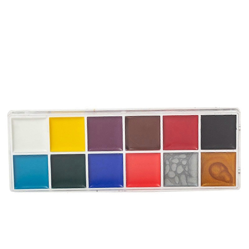 12 Colors Makeup Face Paint Face Paint Christmas Face Paint Facial Painting