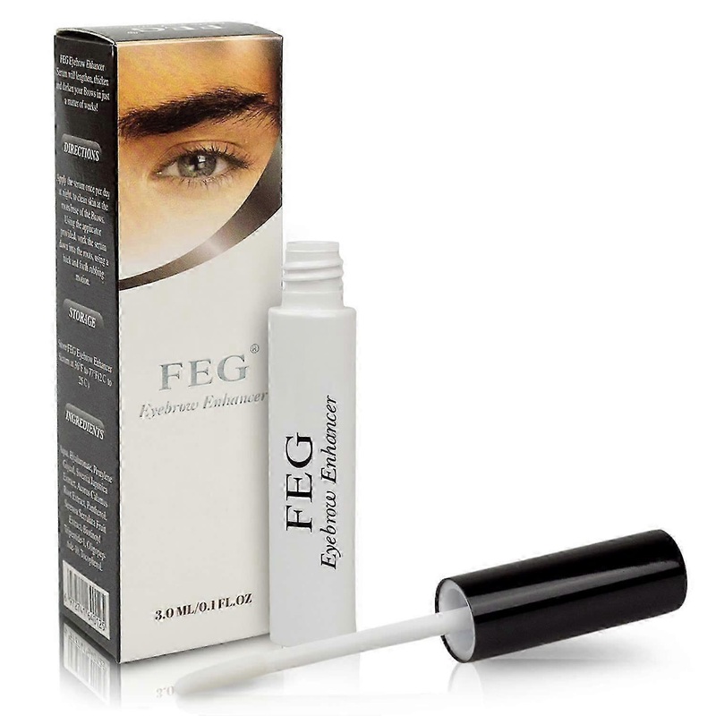 2025 FEG Eyebrow Eye Brow Growth Length Thickness Darkness Enhancer Serum 100% Natural