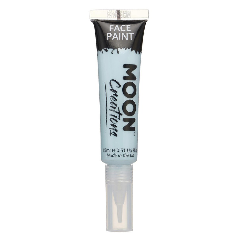 Moon Creations – Face Paint with Brush Applicator – Light Blue